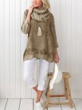 Simple & Basic Long Sleeve Casual Tops