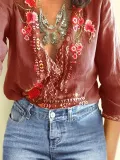 Long Sleeve Elegant Causal Tops