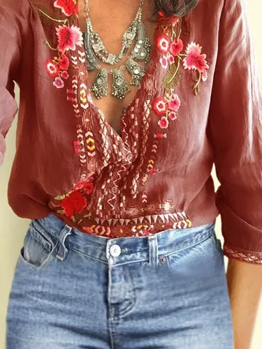 Long Sleeve Elegant Causal Tops