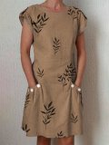 Casual Pockets Dresses