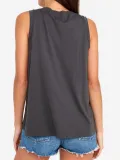 Women Casual  V Neck Tops Tunic Tanks Vest