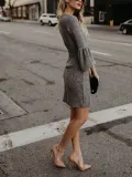 Bodycon Elegant Plain Dress