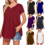 Short Sleeve Casual Casual Tops