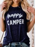 Women Casual Printed Tops Tunic T Shirt