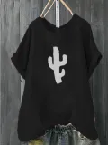 Printed Short Sleeve Shirts & Tops