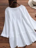 Sweet Round Neck Shirts & Tops