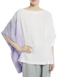 Plus Size Casual Half Sleeve Bat Sleeve Tops
