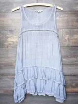 Plus Size Casual Sleeveless Pockets Tops
