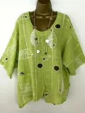 Casual Half Sleeve Casual Tops
