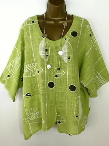 Casual Half Sleeve Casual Tops