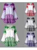 Patch Short Sleeve Sweet Shirts & Tops