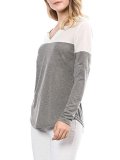 Long Sleeve Simple & Basic V-neck T-shirt