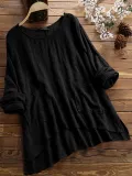 Women Casual Loose Tops Tunic Blouse Shirt