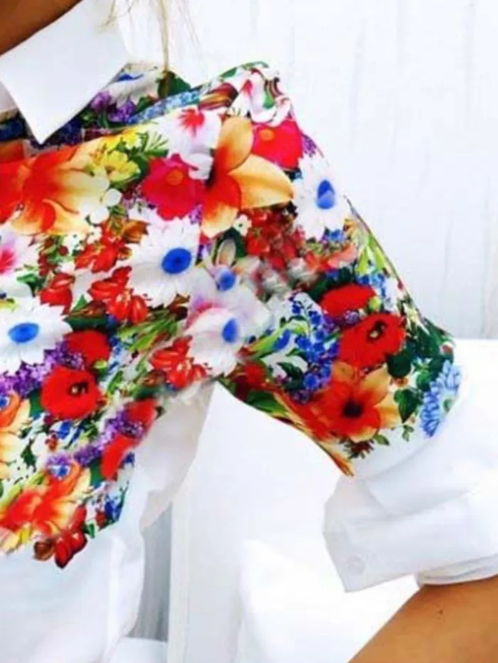 Stylish Butterfly Floral Elegant Tender Women's Gorgeous Shirts