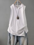 Plain Casual Cotton-Blend Shirts & Tops