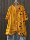 Casual Short Sleeve Plus Size Tops