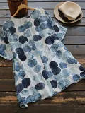 Short Sleeve Printed Crew Neck Casual T-Shirt