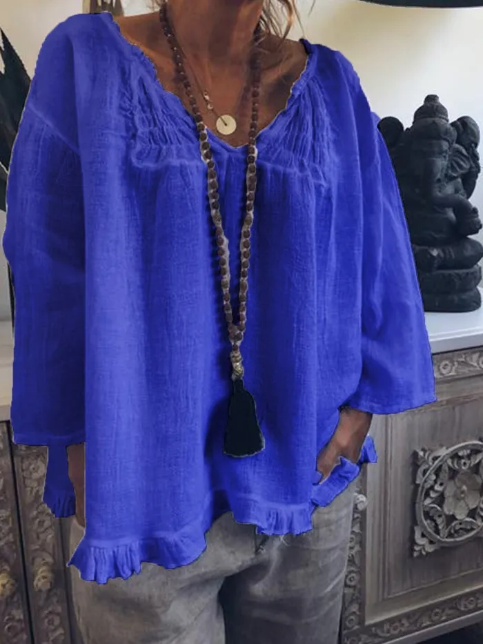Women Casual Loose Tops Tunic Blouse Shirt