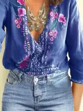 Long Sleeve Elegant Causal Tops