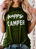 Women Casual Printed Tops Tunic T Shirt