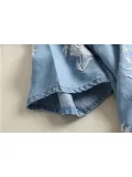 Women Casual Embroidered Tops Tunic Blouse Shirt