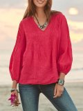 solid summer cotton women TOP