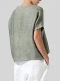 Women Casual Loose Tops Tunic T Shirt