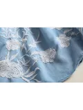 Women Casual Embroidered Tops Tunic Blouse Shirt
