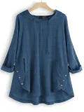 Women Casual Loose Tops Tunic Blouse Shirt