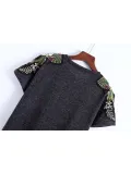 Women Embroidered Tops Tunic T Shirt
