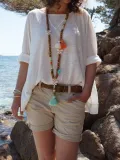 Women Casual Tops Tunic Blouse Shirt
