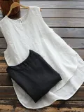 Cotton-Blend Casual Shirts & Tops