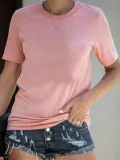 Casual Soft Plain Shirts & Tops