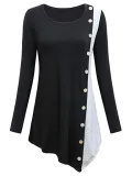 Round Neck Casual T-Shirts
