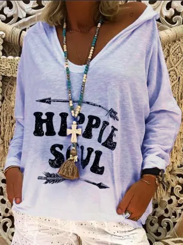 Casual V Neck Long Sleeve Shirts