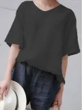 Solid Casual Shirts & Tops