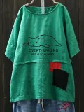 Women Casual Loose Tops Tunic T Shirt