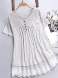 Women Casual Tops Tunic Blouse Shirt