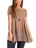 Cotton Short Sleeve Shirts & Tops