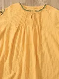 Women Casual Embroidery Tops Tunic Blouse Shirt