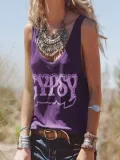 Sleeveless Statement Shirts & Tops