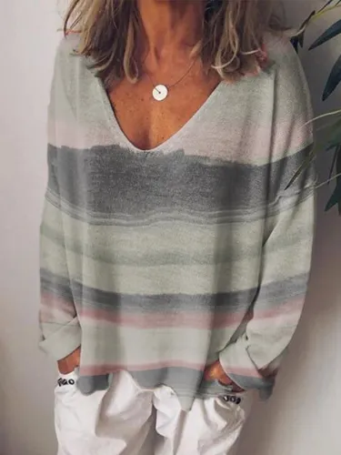 As Picture Casual Cotton Shirts & Tops