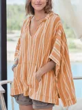 Summer  Pocket striped dress