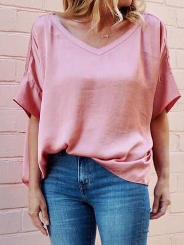 Women Casual Tops Tunic Blouse Shirt