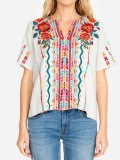 Casual Floral-Print Shirts & Tops