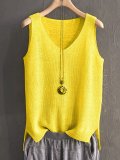 Holiday Solid Sleeveless Shirts & Tops