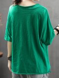 Printed A-Line Cotton-Blend Shirts & Tops