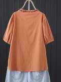 Short Sleeve V Neck Shirts & Tops