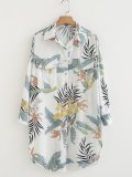 Women Casual Printed Tops Tunic Blouse Shirt