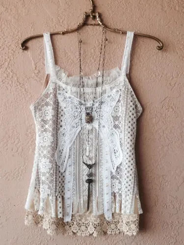 Casual Sleeveless Plus Size Tops